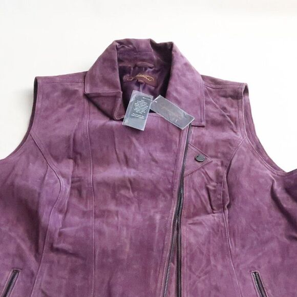 Hal Rubenstein Leather Vest Size 3X - Picture 2 of 12